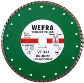 Diamantový řezný kotouč pro beton VTH-U pro suchý řez ART 91172 115 x 22.23