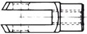 Kloub vidlicový DIN 71752G ocel 16 x 64 gal. Zn