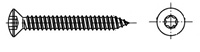 Šroub do plechu s čočkovou hlavou na TORX a špičatým koncem ISO 14587C nerez A2 3.5 x 22 torx