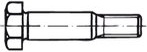 Šroub se šestihrannou hlavou lícovaný pro ocelové konstrukce DIN 7968 ocel 5.6 M 12 x 70 žár. Zn