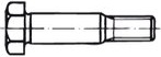 Šroub se šestihrannou hlavou lícovaný pro ocelové konstrukce DIN 7968 ocel 8.8 M 24 x 80