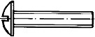 Šroub okrasný ART 02500 nerez A2 M 3 x 12 rovná drážka