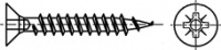 Vrut univerzální se zápustnou hlavou a křížovou drážkou SPAX Cap ART 01041 ocel 4.5 x 70 gal. Zn