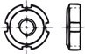 Matice kruhová se zářezy na obvodě KM DIN 981 nerez A2 M 50 x 1.5