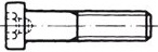 Šroub s nízkou válcovou hlavou a středící dírou DIN 6912 nerez A2 M 10 x 45