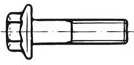 Šroub se šestihrannou hlavou a límcem DIN 6921 ocel 10.9 M 16 x 1.5 x 40