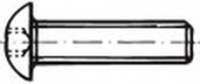 Šroub s půlkulatou hlavou a vnitřním šestihranem ISO 7380 nerez A2 M 4 x 8 bezpečnostní - imbus s čepem