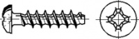 Šroub PT s čočkovou hlavou s křížovou drážkou ART 13577 ocel 5 x 10 gal. Zn phillips