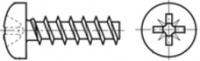 Šroub do plastu s půlkulatou hlavou s křížovou drážkou ART 82428 ocel M 4 x 16 gal. Zn cementováno, pozidrive