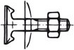 Šroub korečkový DIN 15237 ocel 3.6 M 10 x 35