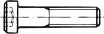 Šroub s nízkou válcovou hlavou s vnitřním šestihranem DIN 7984 ocel 8.8 M 5 x 8 gal. Zn černý