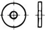 Podložka kruhová s vnějším průměrem 3 d DIN 9021 nerez A2 10.5
