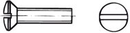 Šroub s čočkovou hlavou a drážkou DIN 964 Ms M 6 x 60