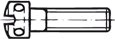 Šroub s válcovou hlavou a křížovými děrami DIN 404 nerez A1/1.4305 M 3 x 10