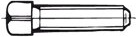 Šroub upínací s čtyřhravem a osazeným koncem DIN 479 ocel 8.8 M 10 x 40