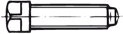 Šroub upínací s osazeným čtyřhravem a čípkem DIN 480 ocel 10.9 M 20 x 120 6hr. 22