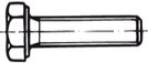 Šroub se šestihrannou hlavou s jemným metrickým závitem k hlavě ISO 8676 ocel 8.8 M 56 x 4 x 180 gal. Zn