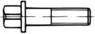 Šroub upínací s čtyřhranem a límcem DIN 478 ocel 10.9 M 10 x 30