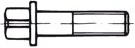 Šroub upínací s čtyřhranem a límcem DIN 478 ocel 10.9 M 10 x 50