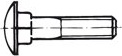 Šroub vratový DIN 603 ocel 8.8 M 6 x 16 Zn. lamely