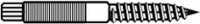 Kombinovaný šroub - vrut s TORX čepem ART 09089 nerez A2 10 x 250