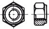 Matice šestihranná pro svorníky DIN 2510NF ocel M 16 25CrMo4+QT