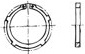 Kroužek ozubený pojistný pro hřídel DIN 983 ocel pérová 25 x 1.2