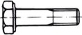Šroub se šestihrannou hlavou a částečným jemným závitem DIN 960 M 64 x 4 x 320 gal. Zn 41Cr4