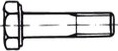 Šroub se šestihrannou hlavou a částečným jemným závitem DIN 960 ocel 8.8 M 30 x 150