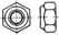 03-02-08 DIN 985 Matice samojistná nylonovým kroužkem