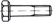 DIN 960 Šroub se šestihrannou hlavou a částečným jemným závitem
