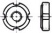 DIN 981 Matice kruhová se zářezy na obvodě KM