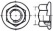 03-02-16 EN 1664 Matice šestihranná samojistná s přírubou celokovová